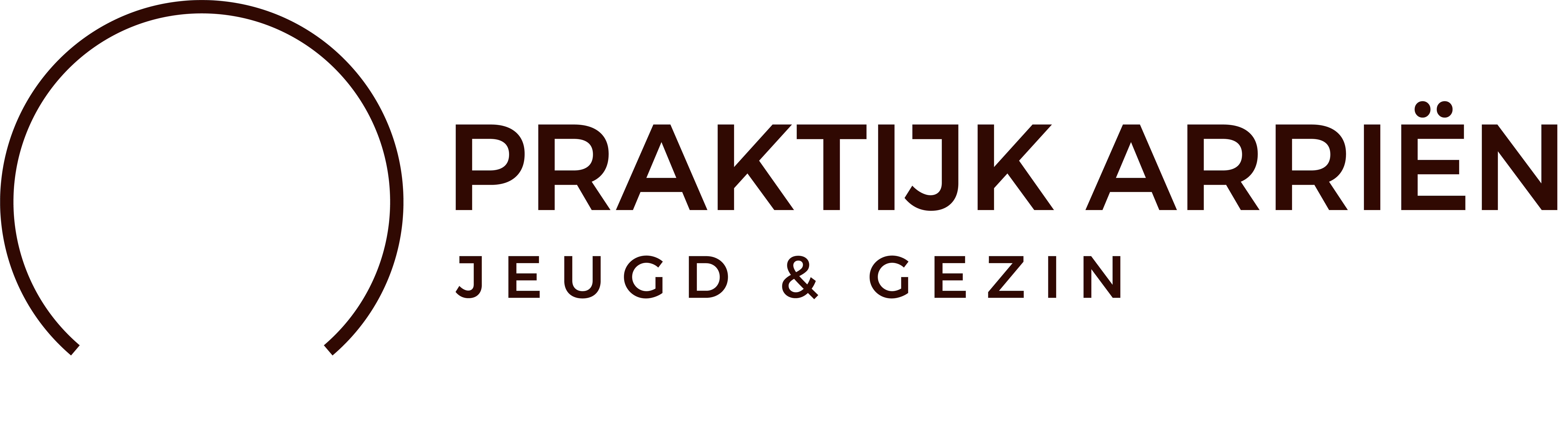 Logo Praktijk Arriën RGB Liggend wit